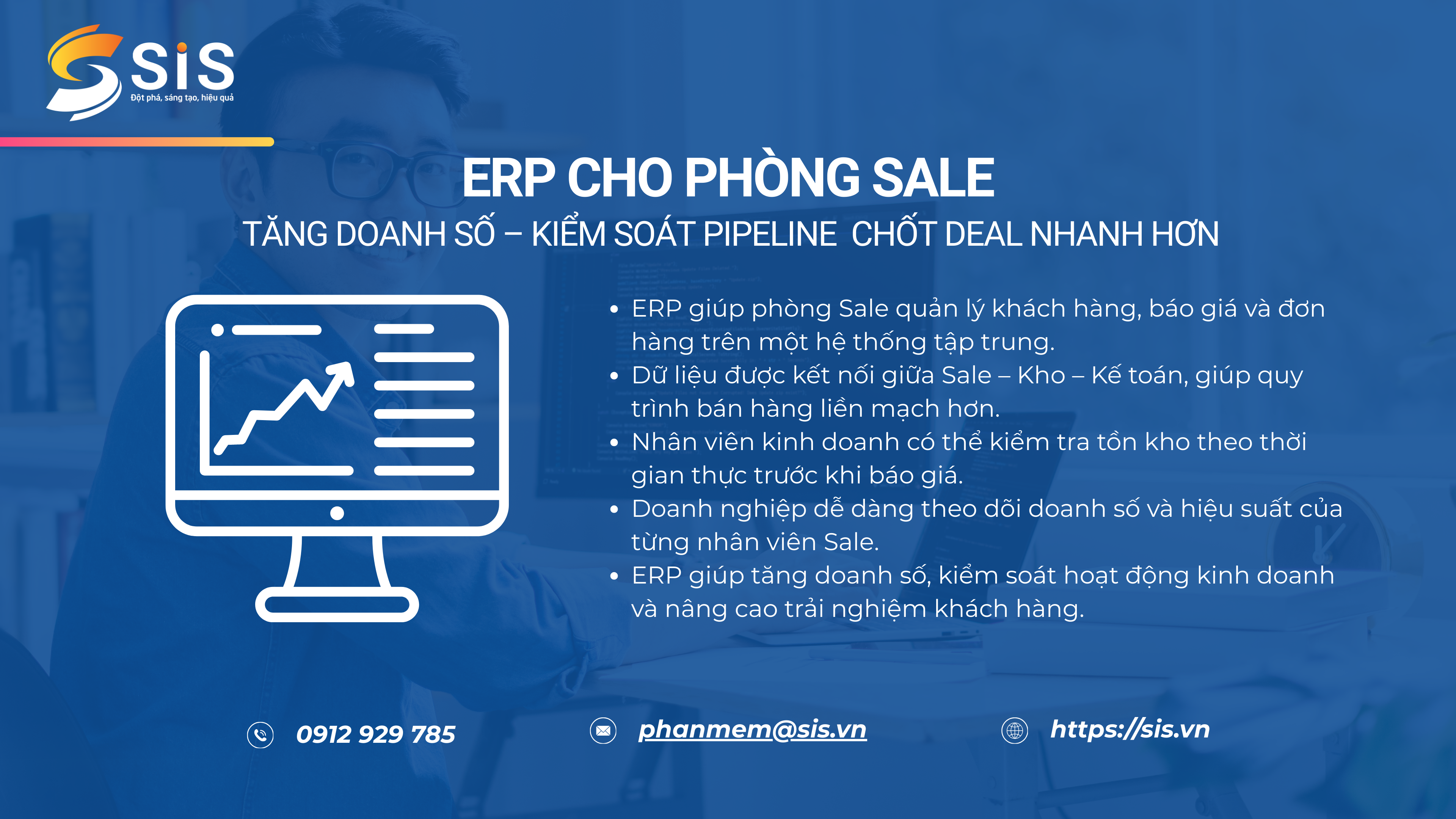 ERP cho phòng Sale – Tăng doanh số và kiểm soát hoạt động kinh doanh
